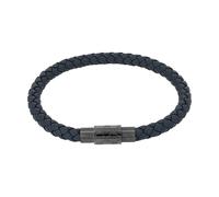 Joop! Herren Armband 2039826 Leder grau Edelstahl IP Gun