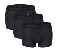 JOOP! Collection Boxershorts mit elastischem Label-Bund im 3er-Pack in Metallic Black, Größe M