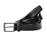 JOOP! Herren Gürtel - Coll. Belt 3,5 cm, Echtleder, Dornschließe, Logo 105 cm Schwarz