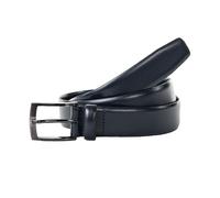 JOOP! Herren Gürtel - Coll. Belt 3,5 cm, Echtleder, Dornschließe, Logo Blau 110 cm