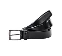 JOOP! Herren Gürtel - Coll. Belt 3,5 cm, Echtleder, Dornschließe, Logo Schwarz 105 cm