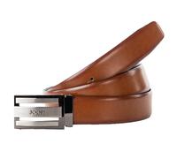 JOOP! Herren Gürtel - Coll. Belt 3,5 cm, Echtleder, Koppelverschluss, Logo 85 cm Braun