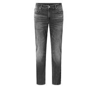 Stretch-Jeans JOOP JEANS "Mitch", Herren, Gr. 33, Länge 32, grau (pastell grau), Denim/Jeans, Obermaterial: 82% Baumwolle, 16% Polyester, 2% Elasthan, Jeans 5-Pocket-Jeans (20032614-33) pastell grau