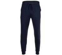 JOOP! Herren Jogginghose mit Allover-Print - Leisure, Jogger Pants, Cotton Stretch S Blau