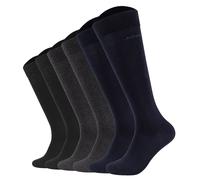 JOOP! Herren Kniestrümpfe, 6er Pack - Premium Essential Cotton Knee High, Logo, einfarbig 39-42 Mehrfarbig