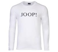 JOOP! Herren Langarmshirt mit Logoprint - Comfort, Mix and Match, Rundhals, Cotton Stretch Weiß S