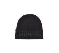 Joop! Herren Mütze JJ224CAP005 Schwarz Grau Beanie 52% Viskose, Größe:One Size, Farbe:Black 001