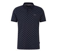 JOOP! Herren Poloshirt - JJ-42Paigam, Pique, Cotton Stretch, Cornflower Print Dunkelblau 2XL