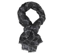 JOOP! Herren Schal - Felix, Webschal, Cornflower, Logo-Allover, One Size Grau