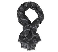 JOOP! Herren Schal - Felix, Webschal, Cornflower, Logo-Allover, One Size One size Grau