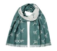 JOOP! Herren Schal - Feris, Webschal, Cornflower, Logo, Bicolor, ca. 180 x 60 cm Grün (Pastel Green)