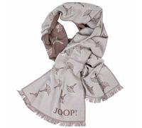 JOOP! Herren Schal - Feris, Webschal, Cornflower, Logo, Bicolor, ca. 180 x 60 cm Natur
