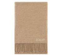 JOOP! Herren Schal mit Wolle - Larsen, Wendeschal, Logo Beige (Light Beige) One size Beige