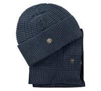 Beanie JOOP "Schal 17 JB-01Feranto 10020285", Herren, blau (dunkelblau), Obermaterial: 50% Wolle mw. 50% Polyacryl PAN., Mützen Beanie (10916324-0) dunkelblau