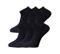 JOOP! Herren Kurzsocken 3 Paar, Basic Soft Cotton Sneaker 3-Pack, Uni - Farbwahl / Farbe: Marine Größe: 39-42 (6-8 UK)