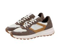 JOOP! Herren Sneaker - Misto New Hannis Sneaker xd6, Turnschuh, Leder, Schnürung, Logo Braun/Weiß EUR 44