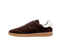 JOOP! SHOES Ledersneaker mit Label-Schriftzug Modell 'velluto misto ike' in Dunkelbraun, Größe 45