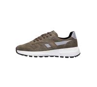 JOOP! Herren Sneaker - Velluto New Hannis Sneaker xd6, Turnschuh, Leder, Schnürung, Logo Khaki/Grau EUR 44