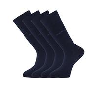 JOOP! Herren Socken 2 Paar, Basic Soft Cotton Sock 2-Pack, Einfarbig - Farbwahl / Farbe: Marine Größe: 39-42 (6-8 UK)