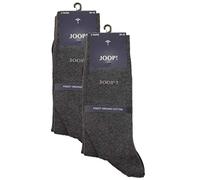 JOOP! Herren Socken 2 Paar, Basic Soft Cotton Sock 2-Pack, Einfarbig - Farbwahl / Farbe: Anthrazit Größe: 39-42 (6-8 UK)