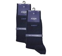 JOOP! Herren Socken 2 Paar, Basic Soft Cotton Sock 2-Pack, Einfarbig - Farbwahl / Farbe: Marine Größe: 39-42 (6-8 UK)