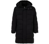 JOOP! Herren Steppmantel - Winsten, warm gefüttert, Kapuze, Zipper Schwarz M