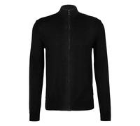 JOOP! Herren Strickjacke - JK-06Davis, Zipper, Stehkragen, Feinstrick, Wolle, uni XXL Schwarz