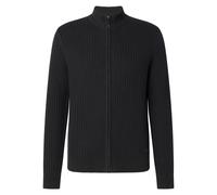 JOOP! Herren Strickjacke mit Stehkragen - Jarono, Zipper, einfarbig XL Schwarz