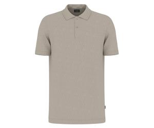JOOP! Herren Strickpolo - Jorge, Baumwolle, Waffelstruktur Beige / L L Beige