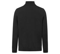 Strickpullover mit Troyer-Kragen Modell 'Dario' L men Black