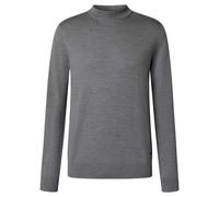 JOOP! Herren Strickpullover - Davide, Feinstrick, kurzer Stehkragen, Schurwolle XL Grau