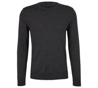 JOOP! Herren Strickpullover - JK-01Denny, Rundhals, Feinstrick, Wolle, uni Grau S