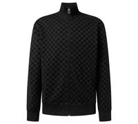 JOOP! Herren Sweatjacke - Kend, Stehkragen, Cornflower-Allover, Baumwoll-Stretch XXL Schwarz