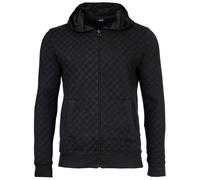 JOOP! Herren Sweatjacke mit Allover-Print - Leisure, Hoodie Zip Front Jacket S Schwarz