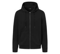 JOOP! Herren Sweatjacke mit Kapuze - Stratos, Reißverschluss, einfarbig Schwarz XL