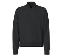 JOOP! Herren Sweatjacke mit Stehkragen - Barton, Allover-Logo, Reißverschluss Schwarz M