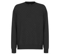 JOOP! Herren Sweatshirt mit Allover-Print - Berkan, Rundhals XL Schwarz