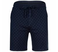 JOOP! Herren Sweatshorts mit Allover-Print - Leisure, kurze Hose, Cotton Stretch Blau / 2XL XXL Blau