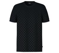 JOOP! Herren T-Shirt - Davison, Rundhals, Kurzarm, Allover Print Dunkelblau M