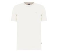 T-Shirt JOOP "Priamo", Herren, Gr. XL, weiß (wollweiß), Single Jersey, Obermaterial: 100% Baumwolle, clean, unifarben, regular fit normal, Rundhals, abgesteppte Kante, Shirts T-Shirt, aus reiner Baumw