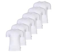 JOOP! Herren T-Shirts, Rundhals, 6er Pack - Everyday, Unterziehshirt, Cotton Stretch M Weiß