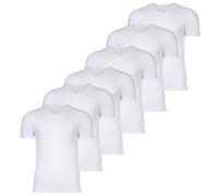 JOOP! Herren T-Shirts, V-Neck, 6er Pack - Everyday, Unterziehshirt, Cotton Stretch XXL Weiß