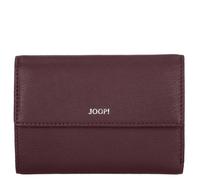 Geldbörse JOOP "Geldbörse Lantea Blocking Aena Purse SH5z", Damen, rot (dunkelrot), Obermaterial: 100% Rindsleder Leather cow., Kleinlederwaren (62582508-0) dunkelrot