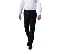 Modern Fit Anzughose in unifarbenem Design 27 men Black
