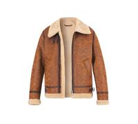 JOOP! Jacke Herren Umlegekragen Lederimitat braun, 54 (XL)