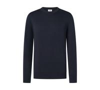 Strickpullover JOOP JEANS "Pablor", Herren, Gr. XL, blau (dunkelblau), Strick, Obermaterial: 100% Baumwolle, unifarben, clean, modisch, regular fit normal, Rundhals, Langarm eingesetzt Rippbündchen, P