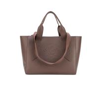 Handtasche JOOP JEANS "alto jill handbag mho", Damen, Gr. B/H/T: 31,5cm x 25cm x 15,5cm, braun (schwarzbraun), Lederimitat, Taschen Handtasche, Damen Umhängetasche, Schultertasche im zeitlosem Design