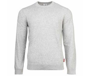 JOOP! JEANS Herren Feinstrickpullover - Pablor, Baumwolle, Rundhals, einfarbig Hellgrau / XL XL Grau