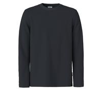 JOOP! JEANS Herren Langarmshirt - Phineus, Waffelstrick, Baumwolle Dunkelblau M