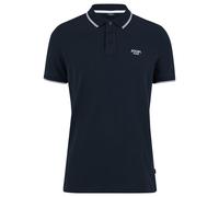 JOOP! JEANS Herren Poloshirt - Agnello, Pique, Stretch Cotton, Logo, Kontraststreifen Dunkelblau S